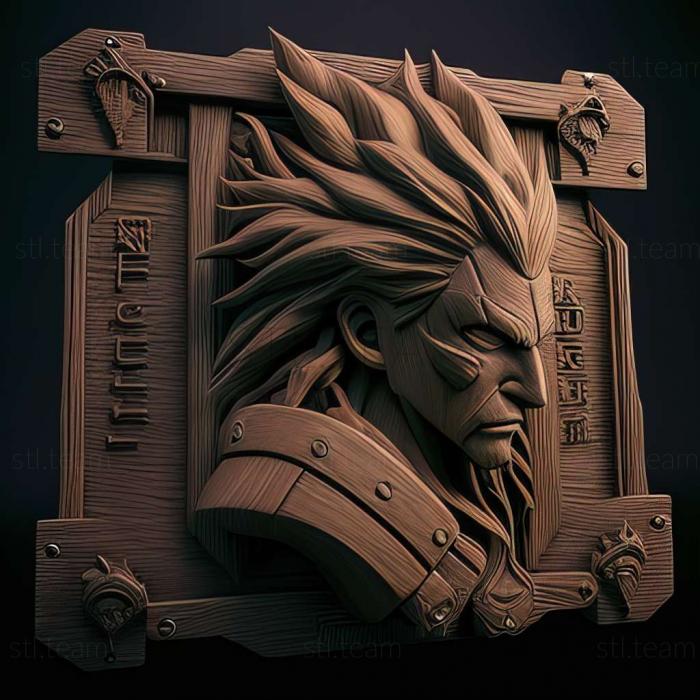 3D model Final Fantasy VII Remake game (STL)